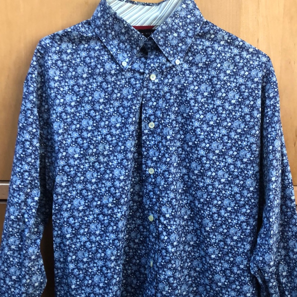 Fun long sleeved button down
